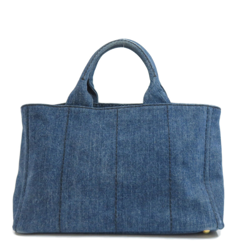 Prada Denim Bag Tote Canapa